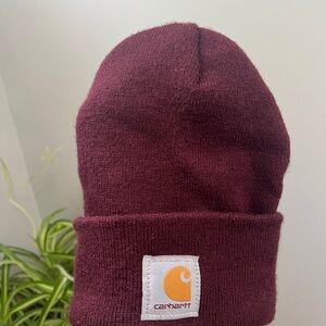 Carhartt Burgundy Knit Hat